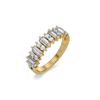 Mosaic Rhythm Pure Gold Lab Grown Diamond Ring