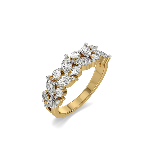 Wildflower Lab Grown Diamond Ring - Perspective View