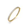 Parallel Glow Pure Gold Lab Grown Diamond Bangle