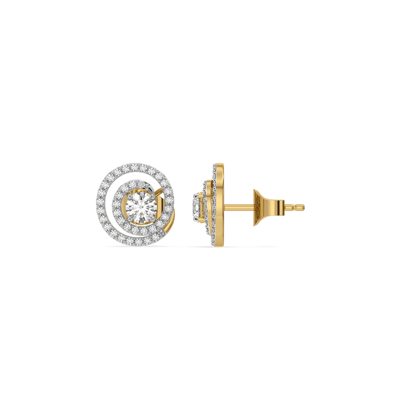 Spiral Lab Grown Diamond Studs