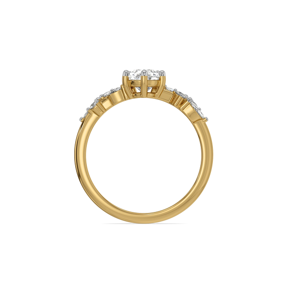 Pear Symphony Lab Grown Diamond Ring