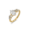 Pear Symphony Lab Grown Diamond Ring