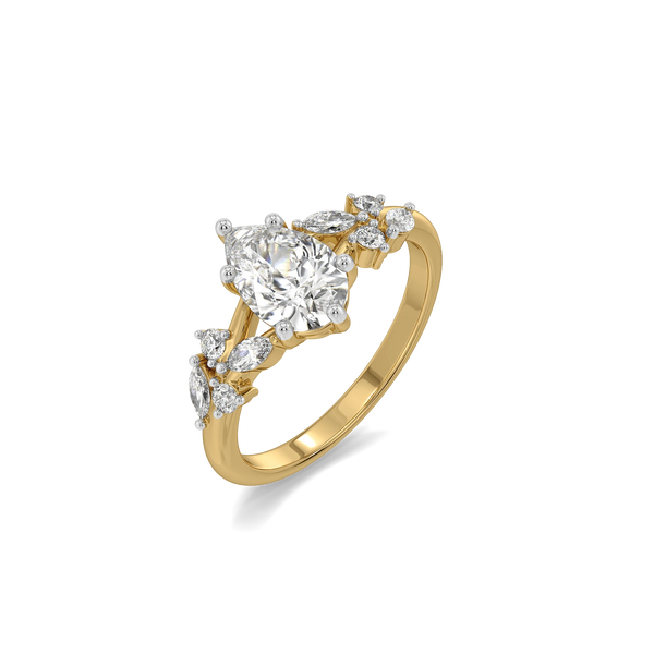 Pear Symphony Lab Grown Diamond Ring