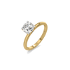 Vine Halo Lab Grown Diamond Ring