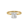 Hidden Halo Lab Grown Diamond Ring