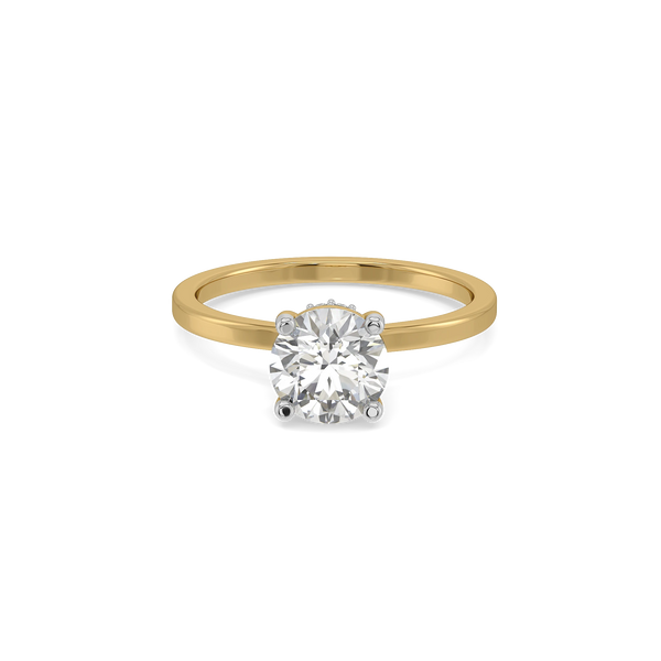 Solene Round Lab Grown Diamond Ring