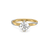 Twisted Round Lab Grown Diamond Ring