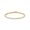 Wrist Stack - Pure Gold Lab Diamond Bracelet Set