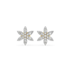Diamond Bloom - Pure Gold Lab Diamond Floral Pendant and Earrings Set