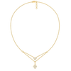Clover Layer – Pure Gold Lab Diamond Layered Clover Necklace