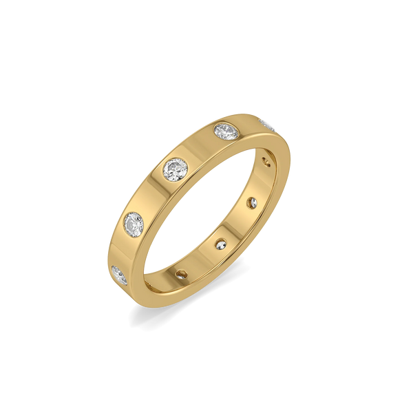 Scatter Lab Grown Diamond Band - Perspective View