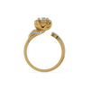 Lotus Lab Grown Diamond Ring - Top View