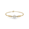 Starlit Cluster Lab Grown Diamond Bangle - Front View