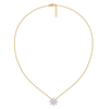 Starlit Cluster Lab Grown Diamond Necklace - Full View