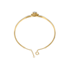 Golden Petal Lab Grown Diamond Bangle - Top View