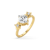 Lukson Floret Spark Pure Gold Lab Grown Diamond Solitaire Ring