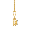Solitaire Shine - Pure Gold Lab Diamond Pendant