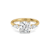 Lukson Sunlit Tear Pure Gold Lab Grown Diamond Ring in India