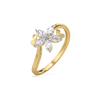 Lukson Garden of Light Pure Gold LabGrown Diamond Ring in India