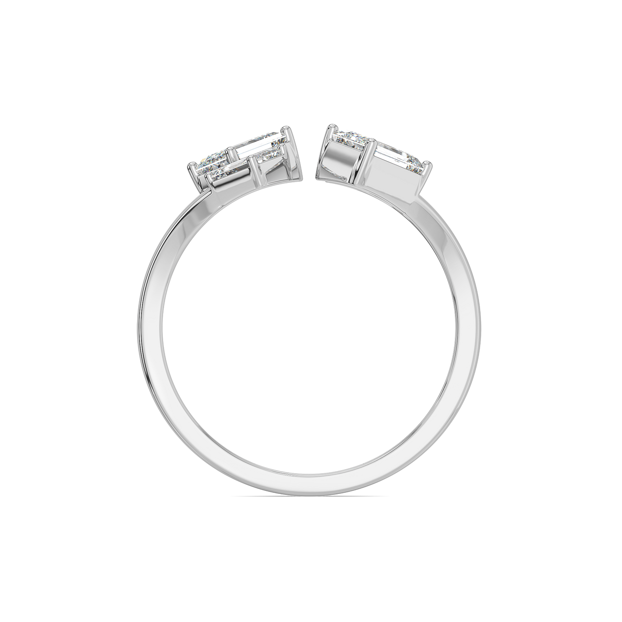 Majestic Emeralds - Pure Gold Lab Diamond Ring