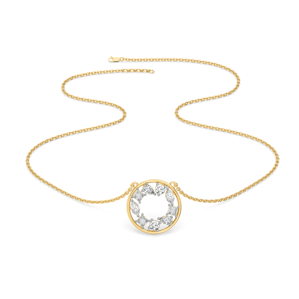 Symphony of Shapes - Lab Grown Diamond Necklace for Women - Lukson
