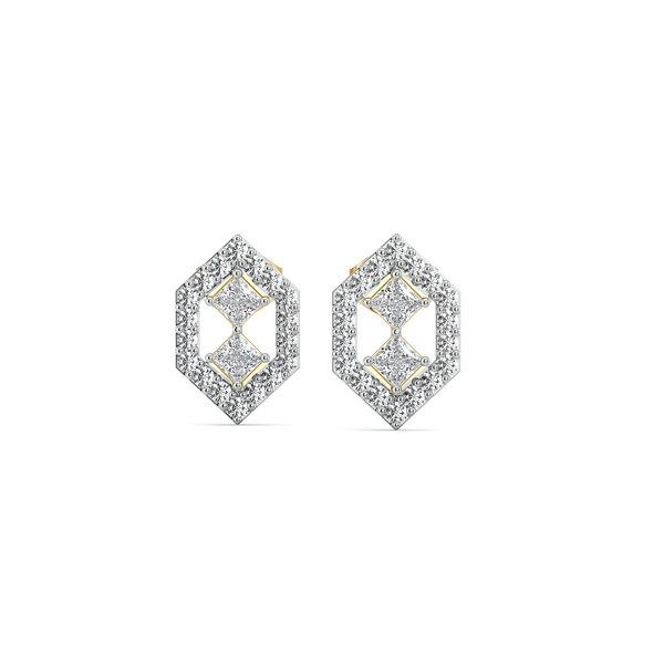 Lukson lab grown diamond stud earrings online