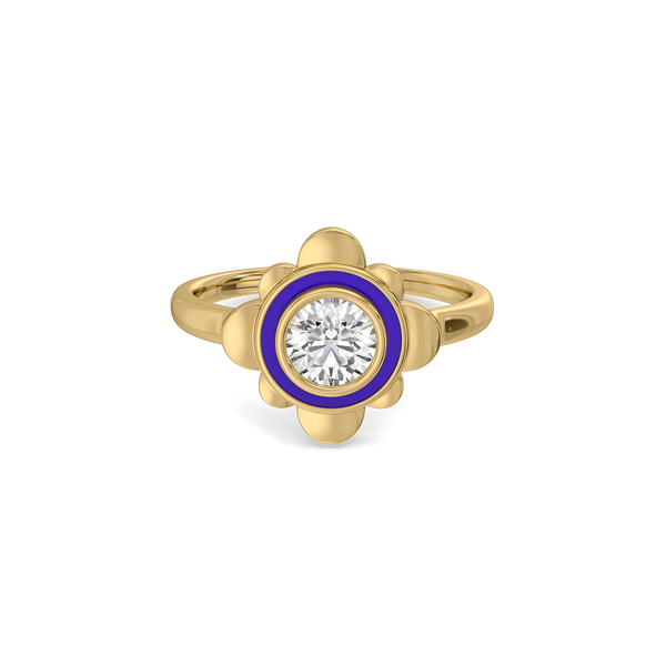 Evil Eye Aura Lab Grown Diamond Ring