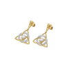 Eternity Knot Lab Grown Diamond Drop Earrings