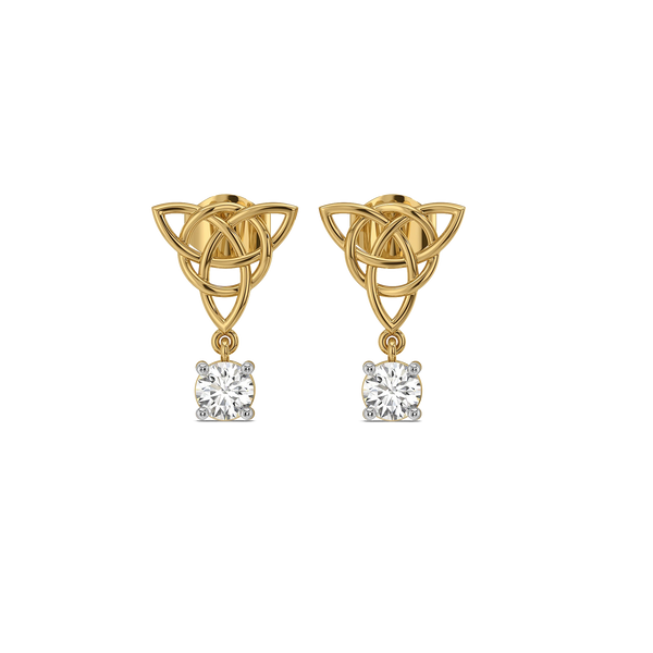 Eternal Trinity Lab Grown Diamond Drop Earring