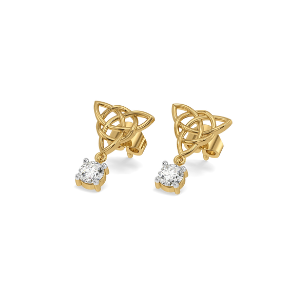 Eternal Trinity Lab Grown Diamond Drop Earring