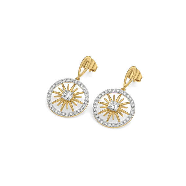 Sunshine Drop Lab Grown Diamond Earrings