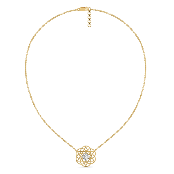 Sacred Circle Lab Grown Diamond Necklace