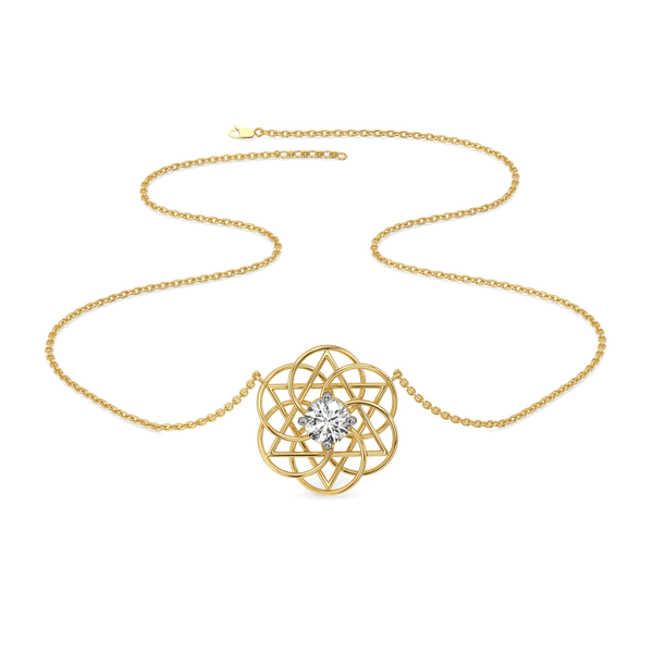 Sacred Circle Lab Grown Diamond Necklace