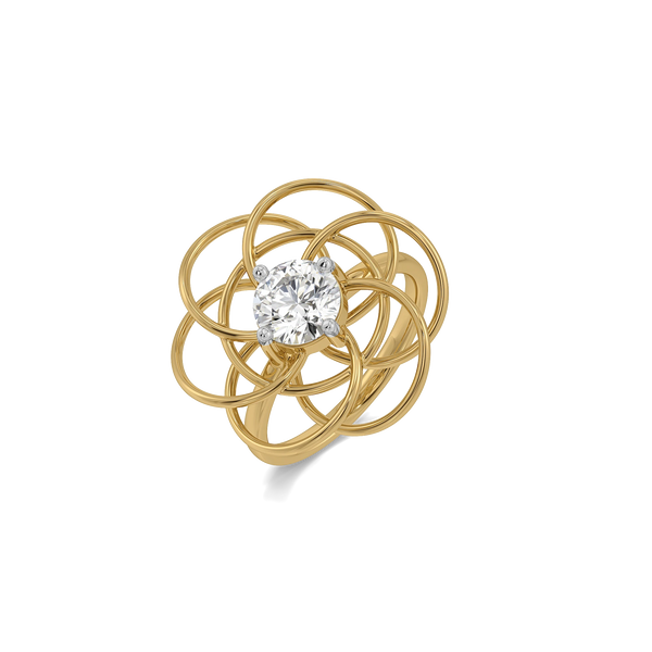 Sacred Circle Lab Grown Diamond Ring