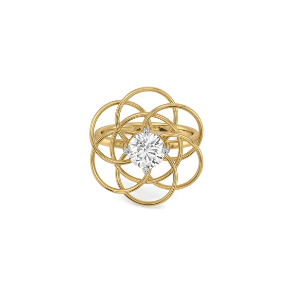 Sacred Circle Lab Grown Diamond Ring