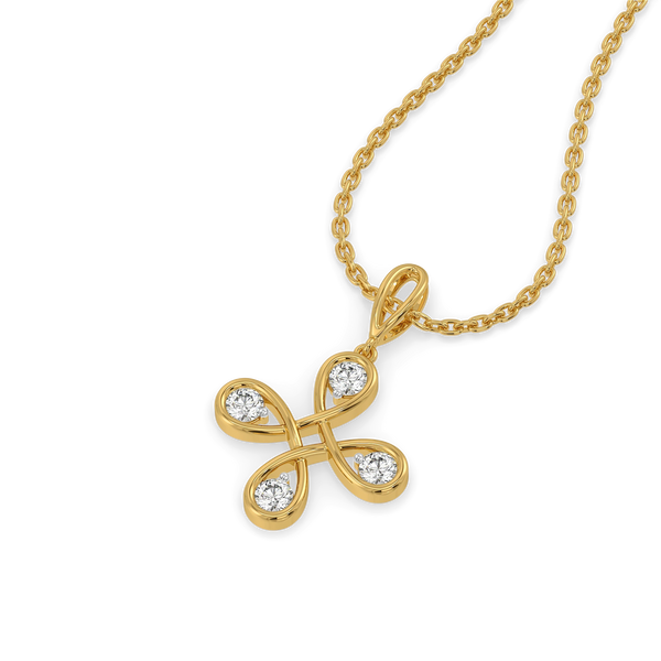 Bliss Bloom Lab Grown Diamond Pendant