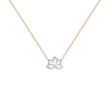 Lotus Bloom Lab Grown Diamond Necklace