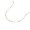 Facet Medley - Pure Gold Lab Grown Diamond Necklace for Women - Lukson