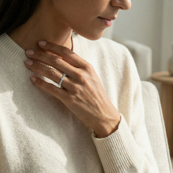 Sparkline - Pure Gold Lab Diamond Eternity Ring