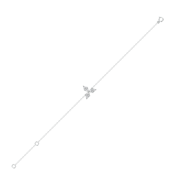 Marquise Triad - Pure Gold Lab Diamond Bracelet