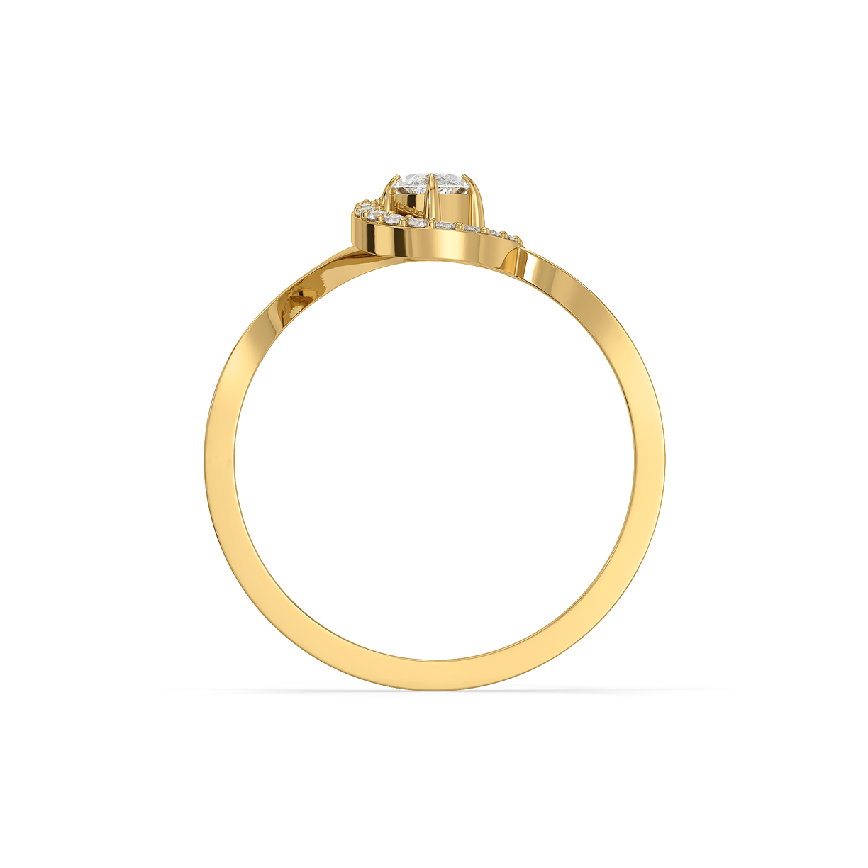 Queen in Marquise - Pure Gold Lab Diamond Ring