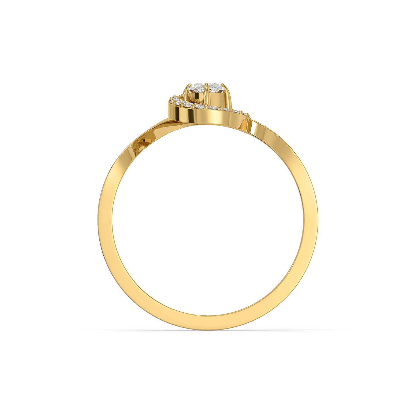 Queen in Marquise - Pure Gold Lab Diamond Ring