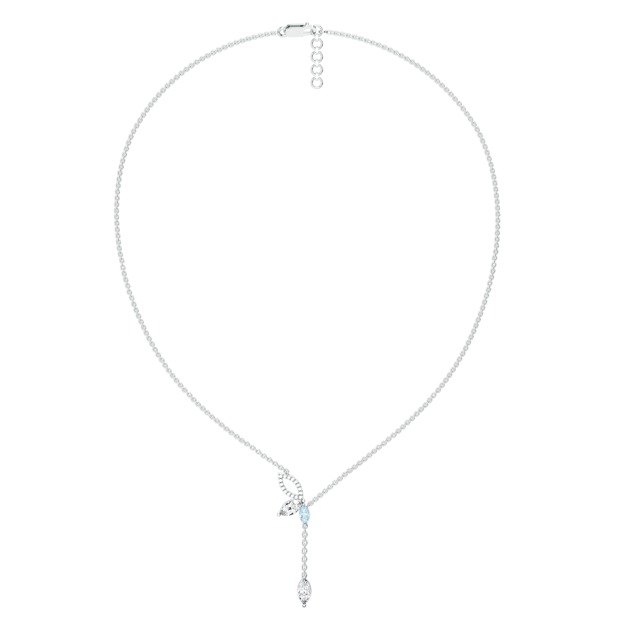 Marquise Mist - Pure Gold Lab Diamond Necklace