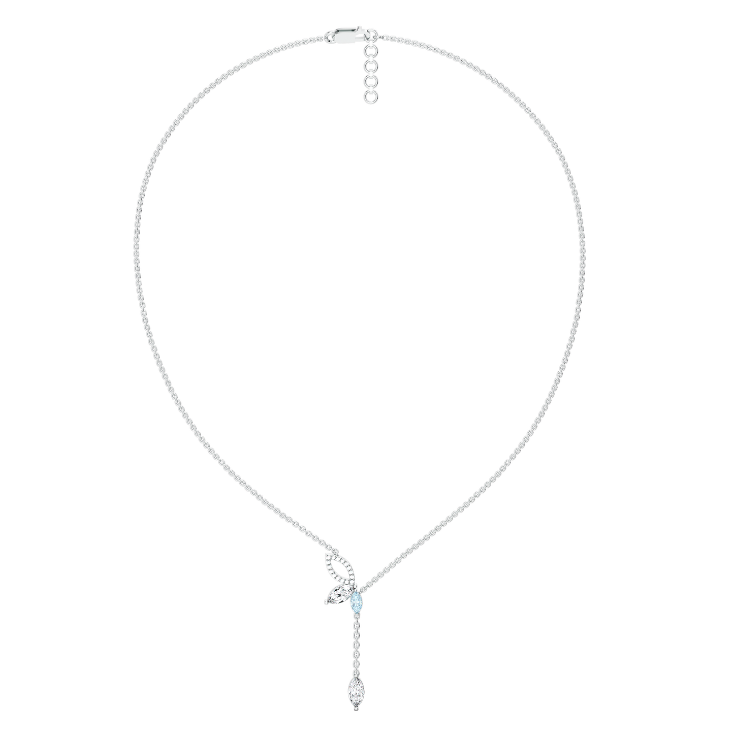 Marquise Mist - Pure Gold Lab Diamond Necklace