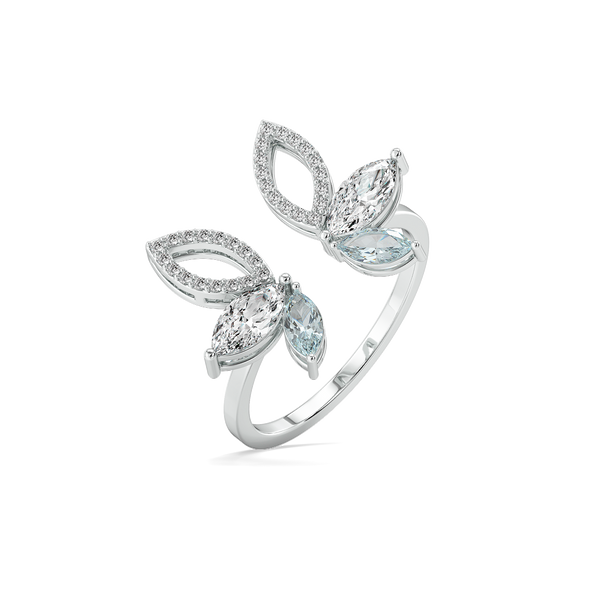 Lukson Marquise Mist Pure Gold Lab Grown Diamond Ring Online