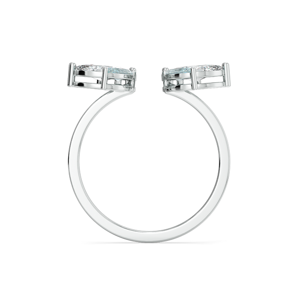 Lukson Marquise Mist Pure Gold Lab Grown Diamond Ring for Women