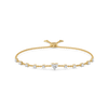 Twinkle Heart - Pure Gold Lab Diamond Bracelet