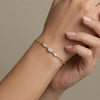 Oval Serenity - Pure Gold Lab Grown Diamond Bracelet - Lukson