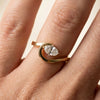Lukson Oval Serenity Pure Gold Lab Grown Diamond Solitaire Ring Online