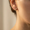 Oval Serenity - Pure Gold Lab Diamond Earrings
